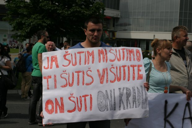Manifestations contre la corruption, Sarajevo